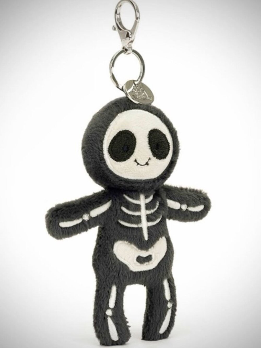 RETIRED Jellycat SKELETON BOB Bag Charm Authentic US seller NWT dust bag 2023